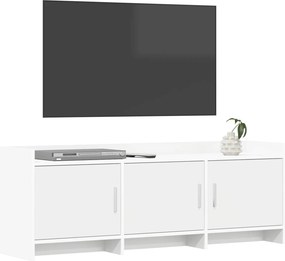 VidaXL Ντουλάπι TV 130 x 33 x 47 εκ Λευκό Επεξεργασμένο Ξύλο