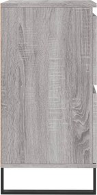 vidaXL Ντουλάπι 3 τεμ. Γκρι Sonoma από Επεξεργασμένο Ξύλο