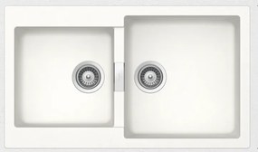 Schock Manhattan 30290 - Νεροχύτης Κουζίνας Γρανίτη 86x50 - Superwhite