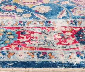 vidaXL Χαλί Πλενόμενο Αντιολισθητικό Πολύχρωμο 80 x 300 εκ.