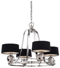 Πολυέλαιος Κρεμαστό Φωτιστικό 4xG9 Gotham Elstead Lighting-QZ-GOTHAM4-Ασημί QZ-GOTHAM4