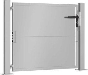 vidaXL Πύλη Κήπου 100 x 100 cm Χάλυβας με επίστρωση πούδρας Κλειδώσιμο