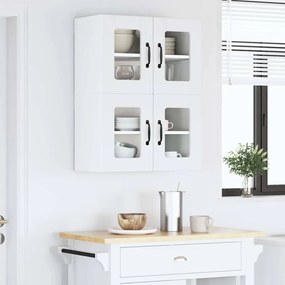 vidaXL Ραφιέρα τοίχου LUCCA 2 pcs Λευκό 60 x 31 x 40 εκ