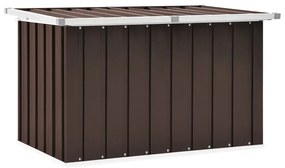 vidaXL Μπαούλο Αποθήκευσης Κήπου Καφέ 109 x 67 x 65 εκ.