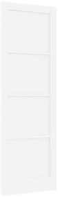 vidaXL Εσωτερική Πόρτα ORKDAL Λευκό 78 x 232 cm Κόντρα πλακέ