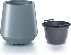 Γλάστρα - κασπώ Heos ανοιχτό γκρι Y35xΦ39,5εκ.