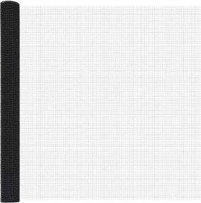 vidaXL Στύλος Περιφράξεων Γκρι 25 x 1,4 μ. (12 x 12 χλστ. δίχτυ)