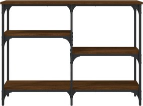 vidaXL Τραπέζι Κονσόλα Καφέ Δρυς 102x29x75 εκ. Επεξεργασμένο Ξύλο
