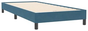 ΚΡΕΒΑΤΙ BOXSPRING ΜΕ ΣΤΡΩΜΑ ΣΚΟΥΡΟ ΜΠΛΕ 90X220 ΕΚ. ΒΕΛΟΥΔΙΝΟ 3318481