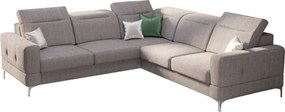 Γωνιακός καναπές Melindo Max-Gkri-Δεξιά - 250.00Χ250.00Χ107.00cm