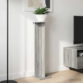 vidaXL Βάση φυτών 2 pcs Γκρι Σονομά 25 x 25,5 x 100,5 εκ.
