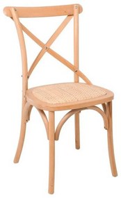 Καρέκλα Destiny Natural Ε7020,3 48x52x89cm Ξύλο
