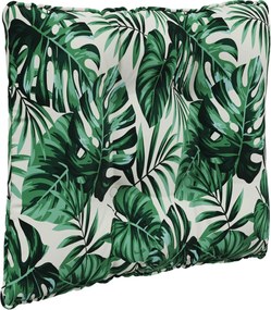 vidaXL Μαξιλάρι Καναπέ Εξωτερικού Χώρου 3 pcs Σχέδιο Φύλλου