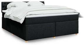 ΚΡΕΒΑΤΙ BOXSPRING ΜΕ ΣΤΡΩΜΑ ΜΑΥΡΟ 180X200 ΕΚ. ΥΦΑΣΜΑΤΙΝΟ 3289068