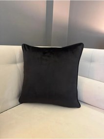 Stewehome Μαξιλαροθήκη διακοσμητική από βελούδο με βιολέτα 43x43 cm
