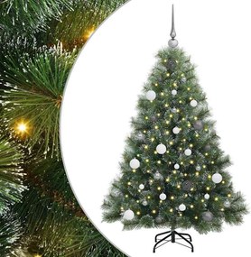 vidaXL Τεχνητό Χριστουγεννιάτικο Δέντρο Πράσινο 150 cm ΠΕ και PVC