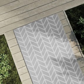 Χαλί εξωτερικού χώρου ARAKIL γκρι 80x250 cm PP - Γκρι