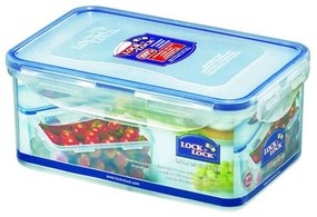 Δοχείο Φαγητού HPL817H 20.5x13.4x8.4cm 1,4lt Clear-Blue Lock &amp; Lock Polypropylene