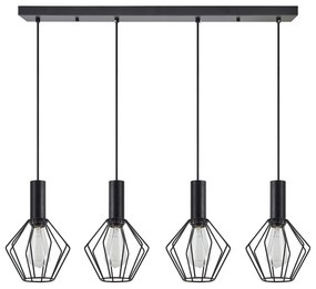 Φωτιστικό Οροφής Πολύφωτο Homelighting 77-8532 Black