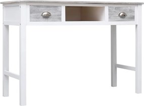 vidaXL Γραφείο Γκρι 110 x 45 x 76 εκ. Ξύλινο