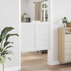 vidaXL Πόρτες Swing 90 x 50 cm Μασίφ Ξύλο Πεύκου Λευκό