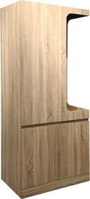 Έπιπλο εισόδου Feby pakoworld  sonoma 80x50.5x190εκ