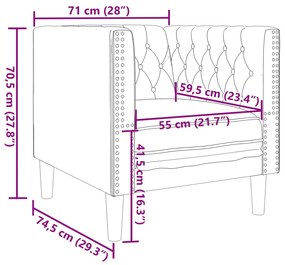 ΚΑΝΑΠΕΣ CHESTERFIELD ΚΑΡΕΚΛΑ ΓΚΡΙ ΑΠΟ ΣΥΝΘΕΤΙΚΟ ΔΕΡΜΑ 372655