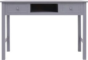 vidaXL Γραφείο Γκρι 110 x 45 x 76 εκ. Ξύλινο