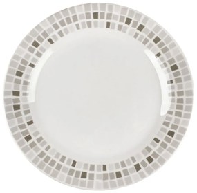 Πιάτο Πορσελάνης Ρηχό Φ27cm MOSAIC  Max Home16B110 NW16110011