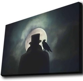 Πίνακας Καμβάς Με Φως Led 139LDG1132 70x45cm Multi Wallity Οριζόντιοι Ξύλο, Καμβάς