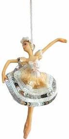 JΚ Home Décor - Μπαλαρίνα Πολυρεζίν Κρεμαστή 17cm