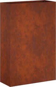 vidaXL Γλάστρα Κήπου Σκ rusty 50 x 20 x 75 εκ.