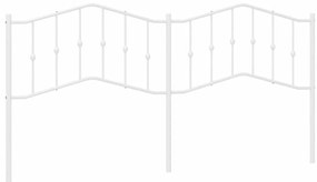 vidaXL Κεφαλάρι Λευκό 193 εκ. Μεταλλικό