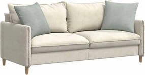vidaXL Μαξιλάρι Καναπέ 2 pcs Ανοιχτό γκρι 50 x 50 cm