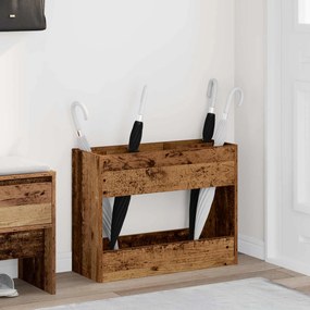 vidaXL Σχέδιο &amp; βάση αποθήκευσης Παλιό ξύλο 65 x 24 x 50 εκ