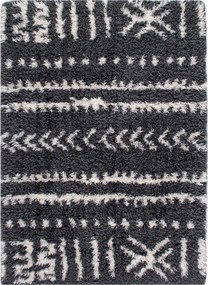 Χαλί (160x230) Polcarpet New Flokati 383 D.Grey/Beige