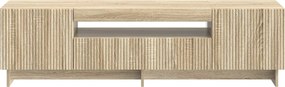 vidaXL Ντουλάπα LED Τηλεόρασης EDE 153 x 35 x 43 εκ Sonoma Δρυς