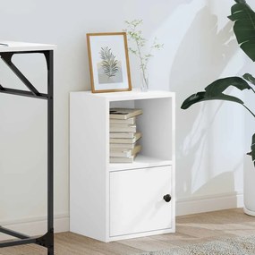 vidaXL Βιβλιοθήκη Λευκή 31x24x52 εκ. από Επεξεργασμένο Ξύλο