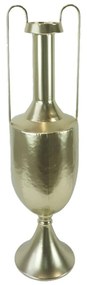 Βάζο Dion 209-000027 19,7x19,1x73,7cm Gold Inart Μέταλλο