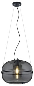Lorena Μοντέρνο Κρεμαστό Φωτιστικό Μονόφωτο με Ντουί E27 σε Μαύρο Χρώμα Trio Lighting 315190132