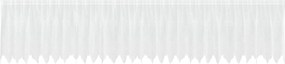 vidaXL Κουρτίνα Δαντέλας με κουρτίνες Λευκό 120 x 750 εκ Πολυεστέρας