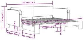 ΚΑΝΑΠΕΣ ΚΡΕΒΑΤΙ ΣΥΡΟΜΕΝΟΣ ΜΑΥΡΟΣ 90 X 200 ΕΚ. ΥΦΑΣΜΑΤΙΝΟΣ 3196818