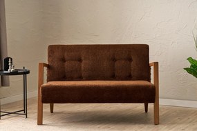 2-Seat Sofa Kemer - Brown Brown