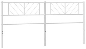 vidaXL Ανταλλακτικό κεφαλάρι Λευκό 180 εκ. Μεταλλικό
