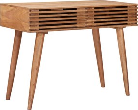 vidaXL Χειροποίητο Γραφείο Καφέ Τίκ 100 x 48 x 76 εκ.
