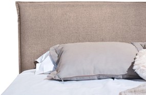 Επενδυμένο Κρεβάτι Harmony-Mocca-110 x 200-Ξύλα Ελάτου