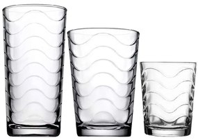 Ποτήρια Toros (Σετ 18Τμχ) SP96066G1 200ml/260ml/150ml Clear Espiel Γυαλί