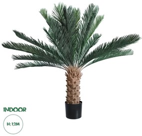 20022 GloboStar® Artificial Garden CYCADS 20022 Τεχνητό Διακοσμητικό Φυτό Αρωματική Κύκας Υ120cm