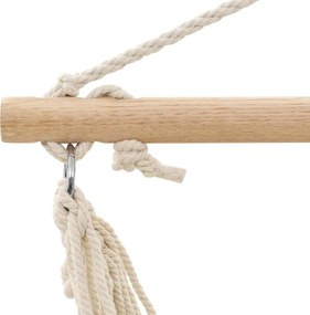 Κρεμαστή Καρέκλα / Αιώρα Μεγάλη Καφέ Υφασμάτινη