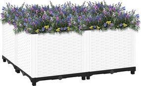 vidaXL Ζαρντινιέρα 80 x 80 x 38 εκ. από Πολυπροπυλένιο